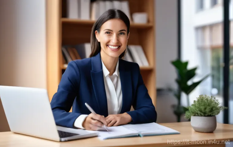 경영컨설팅 프리랜서로 일하기 - **Prompt 1: Defining Your Niche and Value**
    A confident Italian female freelance consultant in h...