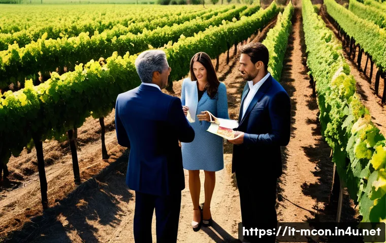 경영컨설팅 도구와 프레임워크 - **Strategic Vision in a Tuscan Vineyard**
    An inspiring, wide-angle aerial shot of a picturesque ...